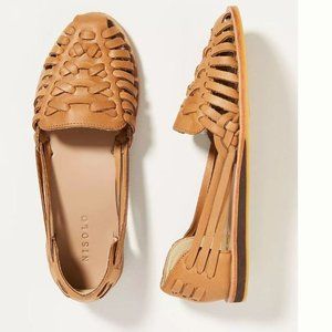 Anthropologie Nisolo  Leather Huarache Sandals Sz 8.5